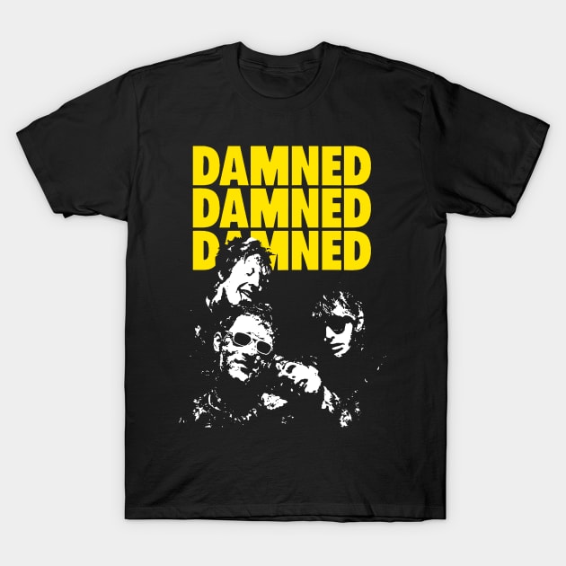 The Damned retro T-Shirt by Miamia Simawa
